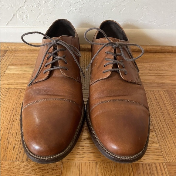 Cole Haan Mens Brown Benton Oxford Cap Toe Dress Shoes Size 8M Style C24120 - Picture 6 of 10